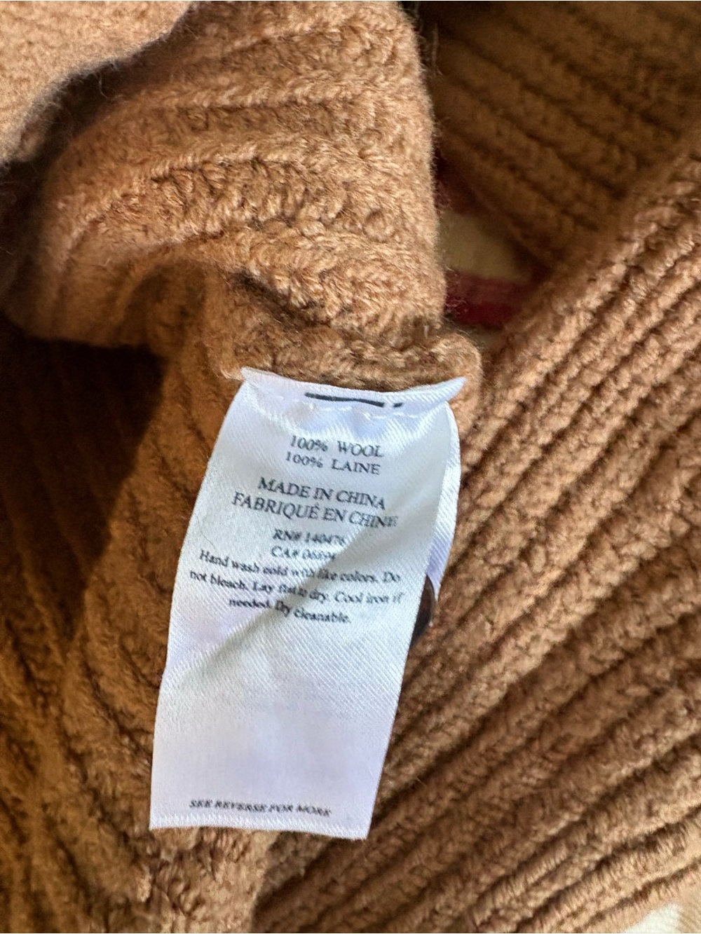 Faherty Heavy Knit Ribbed wool sweater - Picture 12 of 13